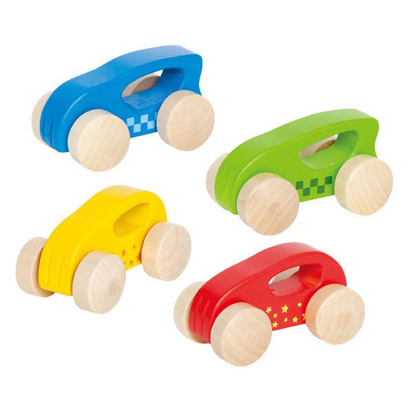 MINI COCHES DE MADERA HAPE